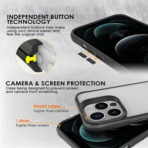 For Iphone 13 15 Pro Max Phone Case Shockproof Universal Matte Mobile Cover For Iphone 11 12 13 14 15 Pro Max