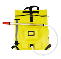 Nouveau design couleur jaune Wildland 5 gallons (20L) sac à dos pompe à incendie avec sac pliable pour la lutte contre les incendies de forêt
