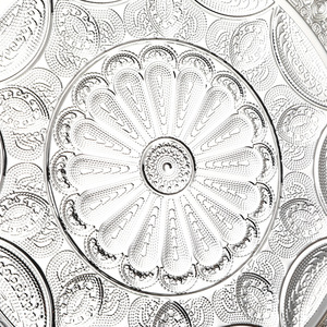 Nouveau grand plateau à fruits rond en alliage creux - Plateau à collations et à noix de style européen de luxe léger pour le salon - Product Image 4