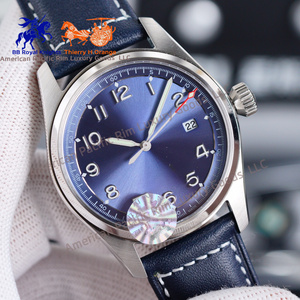 Longnes Top Brand Luxury Brown Leather Wrist Watch for Men Waterproof Relogio Masculino with <b>Clock</b> Sports Style Longinesing - Product Image 1