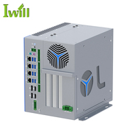 Ordinateur industriel robuste embarqué Intel Core i3/i5/i7 de 12e, 13e et 14e génération avec IA Edge, 1*PCIE X16, 2*PCIE X8 et boîtier d'extension
