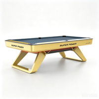 Table de billard de tournoi 9 pieds en ardoise, modèle Wolverine, avec cadre entièrement métallique, conception brevetée Superpower 2026, pour le jeu
