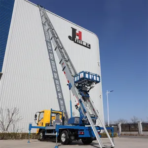 JIUHE Factory Sale 36m Ladder Lift Truck Aerial Vehicle High Rise Hydraulic Ladder Lift Truck For Sale