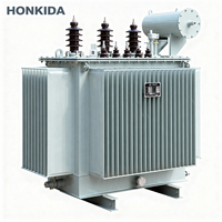 Transformateur immergé dans l'huile 66kV/69kV, puissance de sortie 5000-63000kVA, 6.3kV 10.5kV, bobinage en cuivre avec OLTC et relais Buchholz
