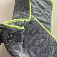 Diamond Shaped Double-Sided Braided Car Cleaning Cloth Strong Water Absorption Thickening Scratch-Free for Car Wash Towel