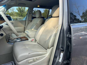 2014 QX80 4 ประตู SUV มือสอง เครื่องยนต์เบนซิน 8 ลิตร เบาะหนัง เกียร์อัตโนมัติ กล้องมองหลัง ไฟหน้า LED ซ้าย ซันรูฟ - Product Image 6