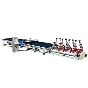 4228 Automatic Glass Cutting Line Belt Loader Cutter Pneumatic Separation Crushing Table