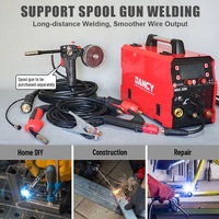 MIG200-PRO 5-en-1 Poste à souder MIG Gaz et sans gaz, à impulsions, TIG, MMA, pour aluminium et acier au carbone, 220V 110V
