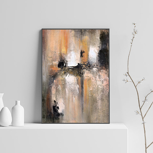 Pittura a olio dipinta a mano astratta dipinta a mano 100% astratta di colore antico dipinto a mano pittura a olio moderna di arte della casa - Product Image 5