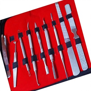 Kit d'outils de soin des ongles de luxe ASAP, 10 ensembles de kits de manucure en acier inoxydable, comprenant des coupe-ongles 10 en 1 et des instruments de podologie - Product Image 1