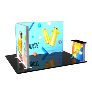 <span class=keywords><strong>Stand</strong></span> d'exposition pour salon professionnel, bandes LED 10x10 10x20, <span class=keywords><strong>stand</strong></span> promotionnel, présentoir publicitaire, boîte lumineuse pour foires - Product Image 4