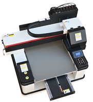 Nouvelle imprimante DTF UV A4 Eizoulyn Imprimante DTF UV à jet d'encre hybride pour rouler l'imprimante DTG à encre éco-solvant