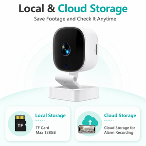 Sistema de Cámara de Seguridad Inteligente para Interiores 1080P, 360 Grados, Wifi, Inalámbrica, Panorámica/Inclinación, Imagen CMOS, Cámara Web de Escritorio - Product Image 4