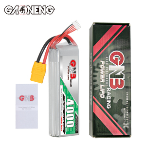 แบตเตอรี่ LiPo GNB 4000mah 4S 14.8V 70C 140C XT90 RC สำหรับเฮลิคอปเตอร์ เรือบังคับวิทยุ  300-Cycle  ประสิทธิภาพการปล่อยประจุสูง - Product Image 6