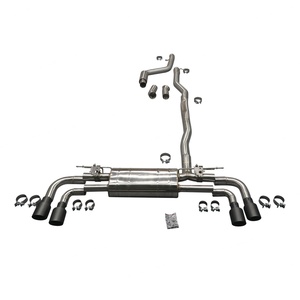 Tuyaux d'échappement intermédiaires Catback G30 550i en acier inoxydable 304/titane haute performance 76 mm pour BMW - Prix de gros usine - Product Image 1