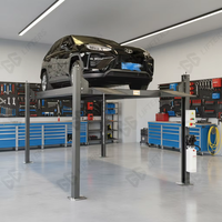 Système de stationnement pour garage, équipement de garage, élévateur de voiture à 4 poteaux, équipement de stationnement pour garage privé, atelier 4S, stockage de voitures en intérieur et en extérieur
