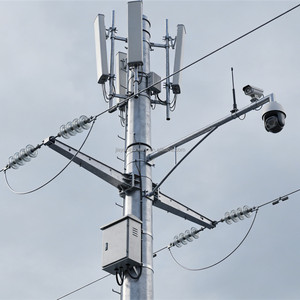 Poteau <span class=keywords><strong>téléphonique</strong></span> utilitaire en acier à haute capacité de transmission pour usage conjoint électrique et télécom - Product Image 4
