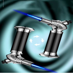 Nuevo Encendedor de Antorcha de Triple Impacto Directo, Encendedor de Fuego Grande, Encendedor Resistente al Viento de Triple Fuego, Venta al por Mayor - Product Image 3