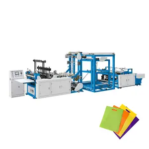 Máquina para fabricar bolsas de tela no tejida completamente automática, máquina para fabricar bolsas no tejidas