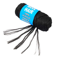 Cheveux en Laine Brésilienne de 70 Grammes en Gros pour Tressage Extension de Cheveux Brésilienne Cheveux Africains en Fil pour Dreadlocks Tresses Africaines Fausses Locs