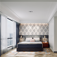 Nuevo Diseño de Arquitectura 3D, Diseño de Casa Personalizado, Decoración de Interiores al por Mayor, Diseño Gráfico, Ignífugo y Ecológico