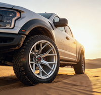 Rines Personalizados SL de 22x12 y 24x14 Pulgadas, Forjados en Plata, 6x139.7, 8X170, 8X180, Cóncavos, para Autos de Pasajeros, para GMC Sierra 1500 2500