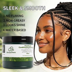 Gel Fijador para Peinado de Rastas de 16 oz, Acondicionador, Brillo, Control Suave, Sin Enjuague - Product Image 3