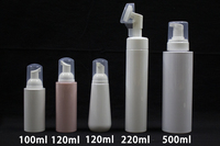 Pompe à mousse pour bouteille de savon jaune clair pour animaux de compagnie 200ml 250ml 300ml 500ml