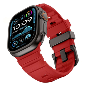 สายรัดข้อมือซิลิโคน OEM พรีเมียม ความหนาแน่นสูง ใช้แทนสายเดิมได้ ใช้งานร่วมกับ Apple Watch IWatch 11 10 9 8 7 - Product Image 5
