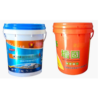 Vente directe d'usine OEM ODM, seaux en plastique de 20 L et 25 L, seaux en plastique de qualité alimentaire de 5 gallons avec couvercles et poignées