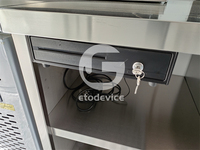 Remorque de vente ambulante Etodevice 13 pieds pour boulangerie, restauration rapide, boissons et crèmes glacées