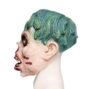 Nicro <span class=keywords><strong>horreur</strong></span> effrayant réaliste hantée couvre-chef <span class=keywords><strong>masque</strong></span> en Latex masques effrayants Cosplay <span class=keywords><strong>masque</strong></span> de fête Halloween Zombie - Product Image 3