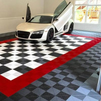 SUEZ Carreaux de garage d'atelier Carreaux de garage en plastique design simple couleur carreaux de garage modernes Carreaux de sol de garage
