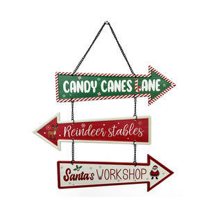 Personalizado UV Impreso Navidad Metal Estaca Adorno de jardín para la decoración del hogar al aire libre OEM Bienvenido - Product Image 4