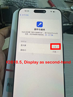 Diagnosierbare DD/RJ Soft OLED für iPhone 13 14ProMAX 15 16 Pro Montage LCD Touchscreen Display Digitizer ohne IC-Entfernung JCID