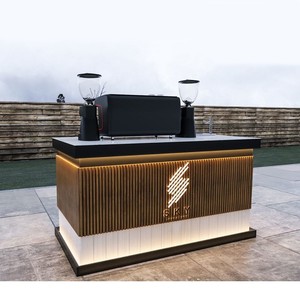 Utilisé Comptoir De Café Design D'intérieur Moderne Conception De Comptoir De Café Meubles Inoxydable <span class=keywords><strong>Vitrine</strong></span> <span class=keywords><strong>Murale</strong></span> Pour Café - Product Image 6