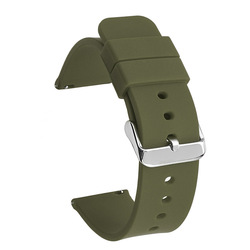 Green- silver button switch ear