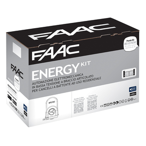 Kit d'automatisation de portail battant articulé FAAC Energy 2m max avec 2 battants Protection IP44 - Product Image 2