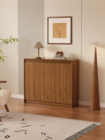 Meuble de rangement moderne en bois de style japonais pour salon, console d'entrée, grande commode de chambre à coucher