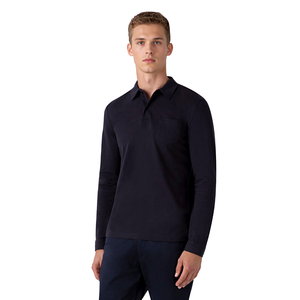 Logo personnalisé Streetwear <span class=keywords><strong>Polo</strong></span> décontracté pour hommes Vente en gros Mode <span class=keywords><strong>Polo</strong></span> à <span class=keywords><strong>manches</strong></span> <span class=keywords><strong>longues</strong></span> - Product Image 5