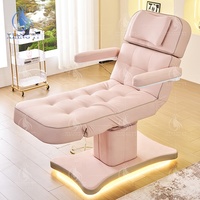 Fauteuil de Soin Électrique pour Esthéticienne, Table de Massage, Lit de Beauté pour Salon avec Moteurs