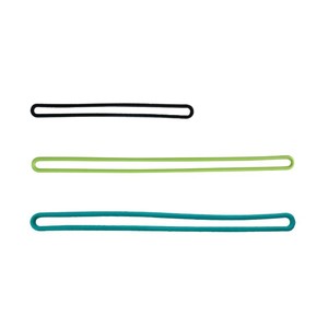 Cordon de suspension en silicone pour étiquette de bagage, haute élasticité, pour cartes, gris/bleu/rose, vente en gros fabricant - Product Image 5