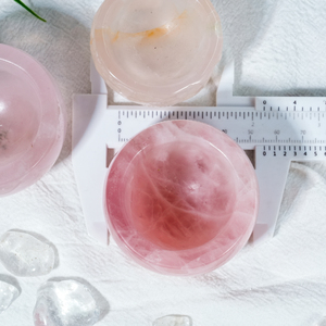 Taza de cuarzo rosa natural tallada a mano, cuenco de cristal curativo, regalo pulido, otras artesanías de cristal, cuenco para decoración del hogar - Product Image 5