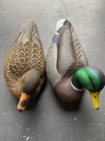 Décoy de canard bleu réaliste - Écologique, léger, durable, résistant à l'eau, en EVA, pour la chasse et la décoration de jardin