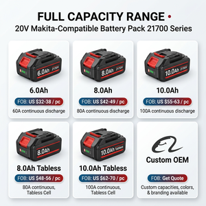 Paquete de Baterías de Iones de Litio OEM de 20 V y 1.5 Ah para Herramientas Eléctricas <span class=keywords><strong>Makita</strong></span> BL1815 BL1830, Repuesto para Taladro Inalámbrico, Batería 18650 5S - Product Image 3