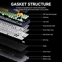 Teclado Mecánico con Cable Akko TAC87, 88 Teclas, Diseño TKL al 80%, Montaje Gasket, USB-C, Programable, Intercambiable en Caliente, Cherry Gaming RGB