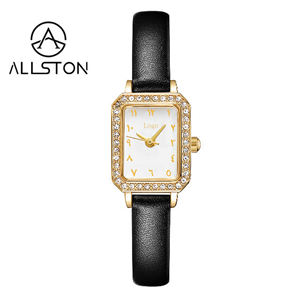 <span class=keywords><strong>นาฬิกา</strong></span>ข้อมือ<span class=keywords><strong>ผู้หญิง</strong></span>หรูหราประดับเพชร พร้อมสายหนัง<span class=keywords><strong>แท้</strong></span> PU หน้าปัดแบบอารบิก รา<span class=keywords><strong>คา</strong></span>ประห<span class=keywords><strong>ย</strong></span>ัด รับสกรีนโลโก้ - Product Image 2