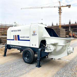 Pompe à béton mobile diesel Corey HBT50 haute performance et durable, garantie qualité et prix direct usine - Product Image 1