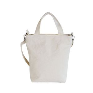 Bolso bandolera informal Unisex de alta calidad, bolso pequeño de lona de algodón, decoración de letras abiertas, respetuoso con el medio ambiente, duradero - Product Image 2