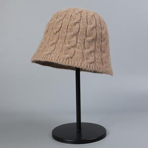 Nouveau Chapeau Bob Tricoté 2026 pour Femme, en Laine Douce, Effet Amincissant, Chapeau Bob Décontracté Automne Hiver - Product Image 5